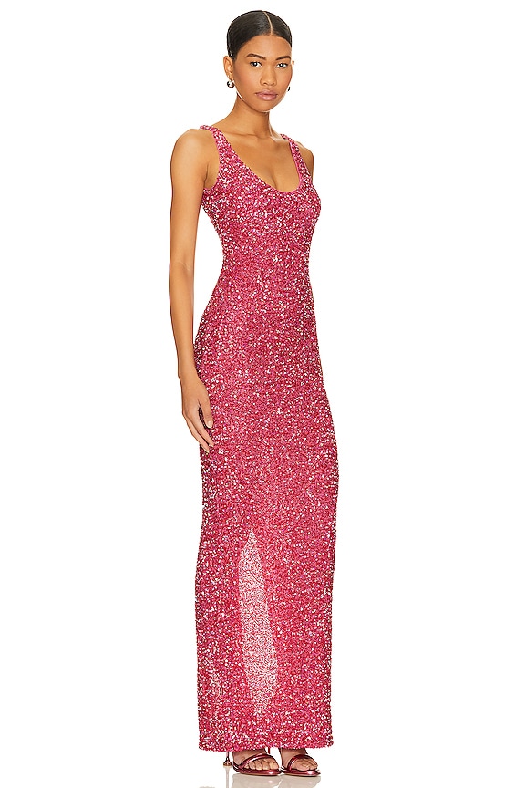 view 2 of 4 Janhvi Maxi Dress in Hot Pink