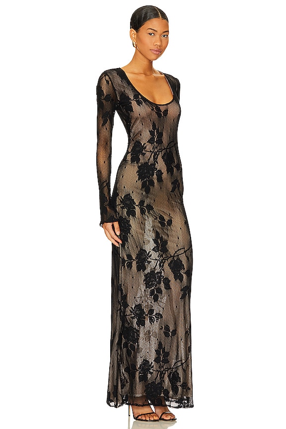 view 2 of 3 Letina Maxi Dress in Black