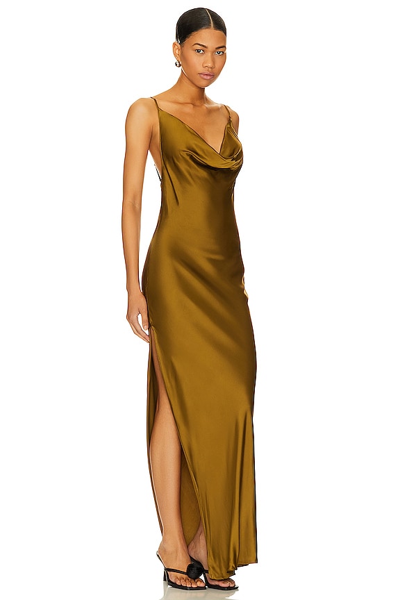 view 2 of 3 Seema Maxi Dress in Olive Green