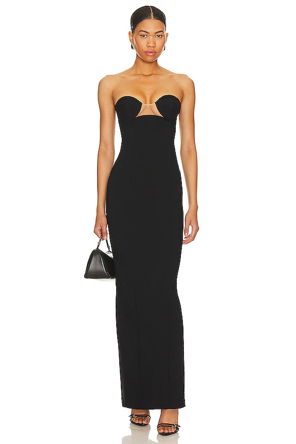 view 2 of 4 ROBE DE SOIRÉE JAXIE in Black