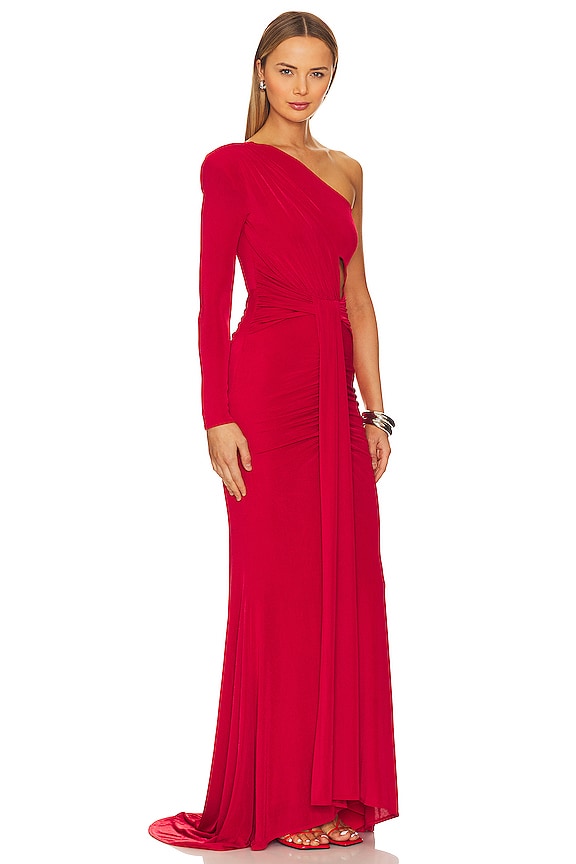 view 2 of 3 VESTIDO LARGO ALTHEA in Red