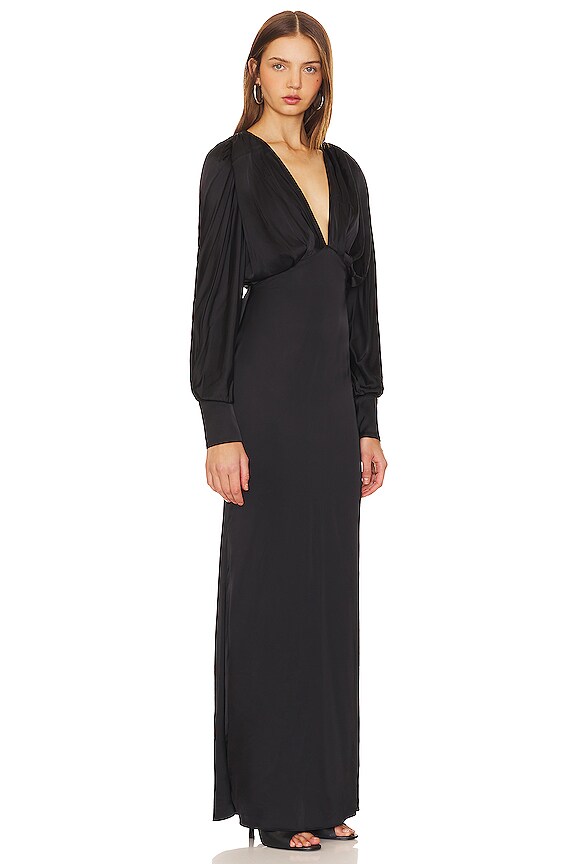 view 2 of 3 SOLANGE ガウン in Black