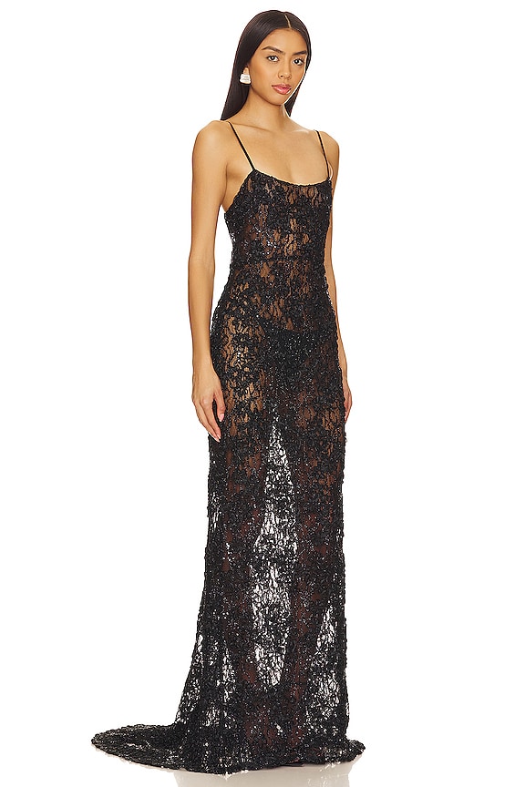 view 2 of 4 VESTIDO LARGO WYMAN in Black