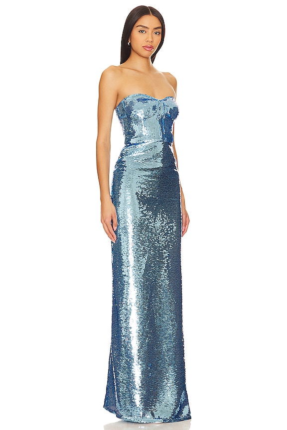 view 2 of 4 O'hara Gown in Blue
