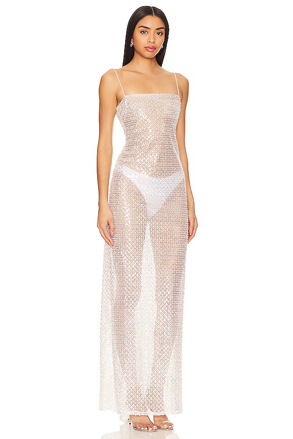 view 2 of 4 ROBE DE SOIRÉE DE HAVILLAND in Ivory