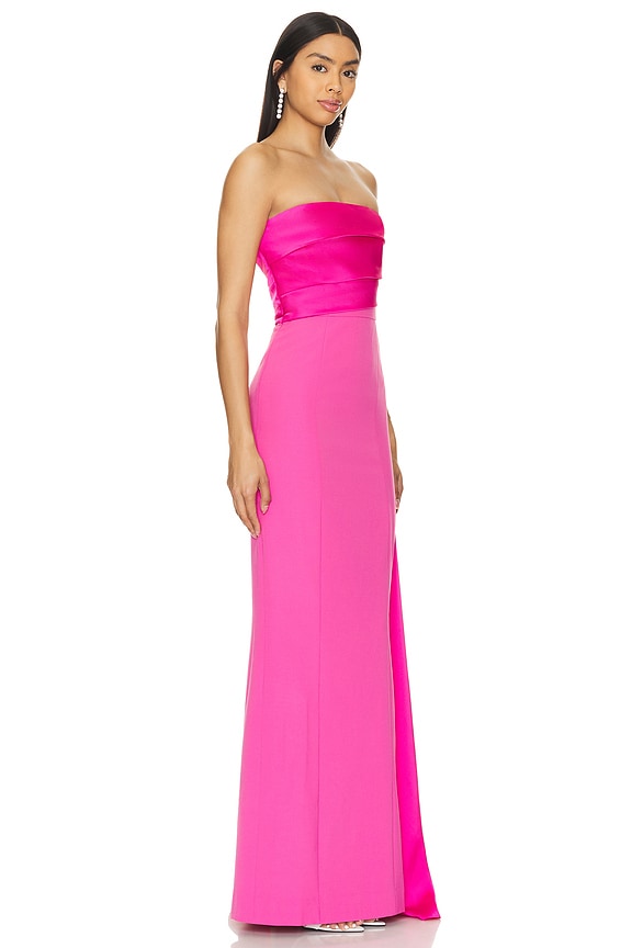 view 2 of 4 Amira Gown in Pop Pink