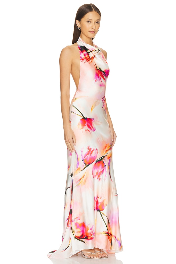 view 2 of 3 x Bridget Nessta Gown in Pink Floral