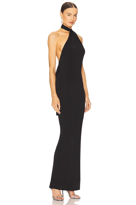 view 2 of 3 MAXIVESTIDO THE VIOLETTA in Black