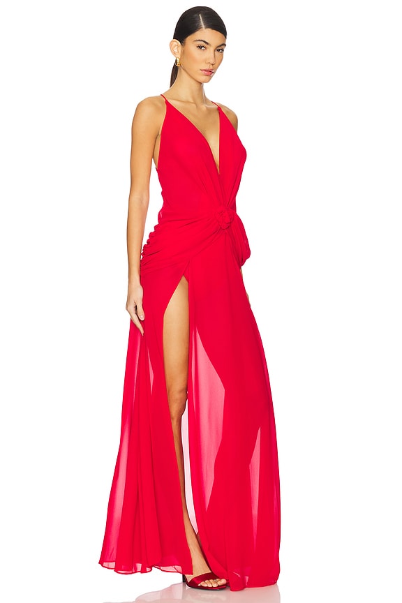 view 2 of 3 ROBE DE SOIRÉE COLETTE in Red