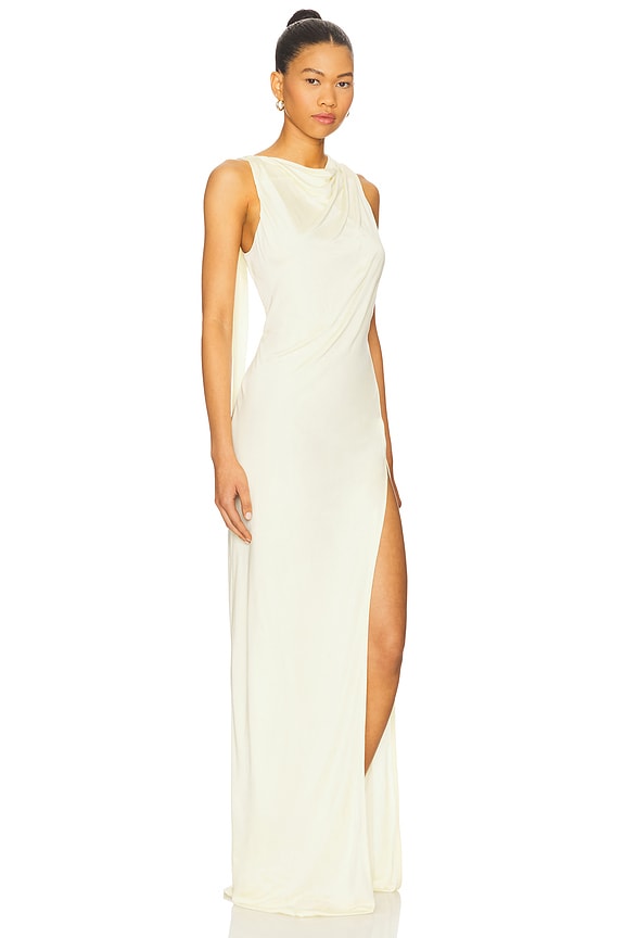 view 2 of 4 ROBE DE SOIRÉE THE ELSPETH in Pale Yellow