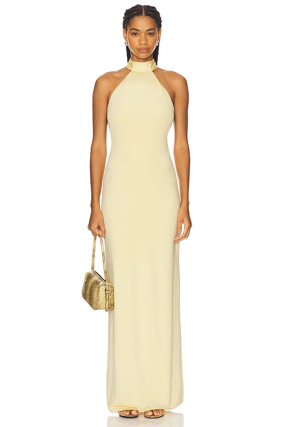 view 2 of 4 The Annalise Gown in Pale Yellow