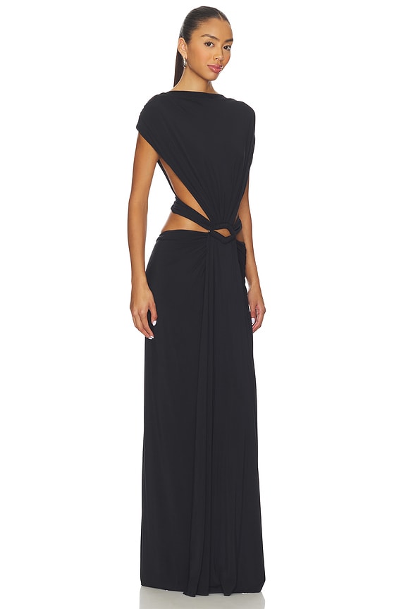 view 2 of 3 Nicolette Gown in Black