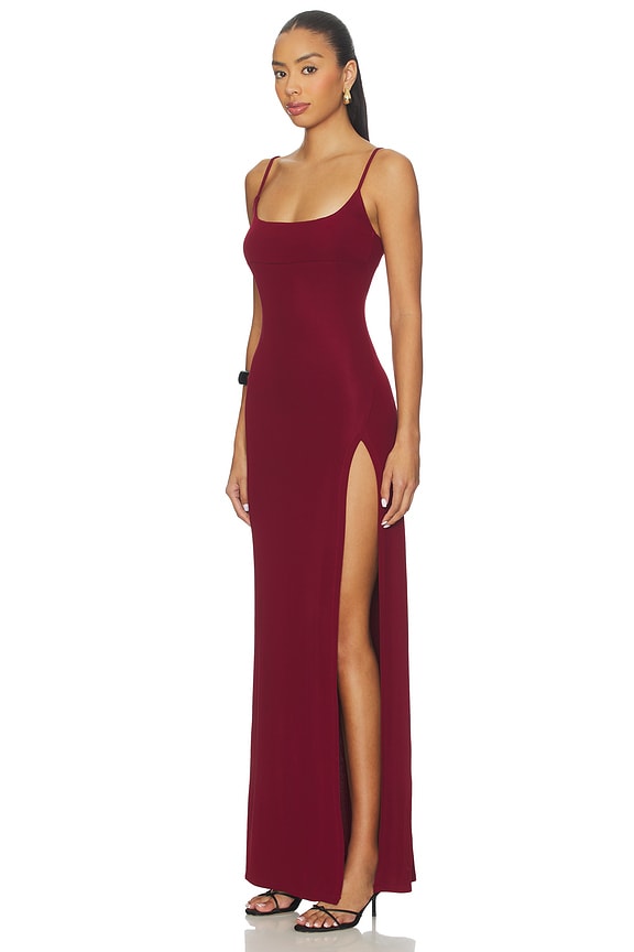 view 2 of 3 Mirabel Maxi Dress in Oxblood