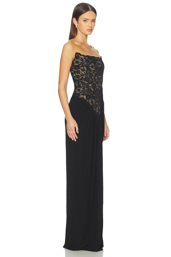 view 2 of 3 Asta Gown in Black