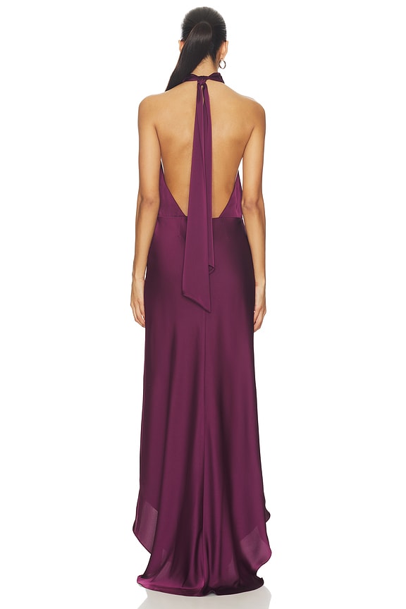 Sadie Dress in Plum View 3 of 3