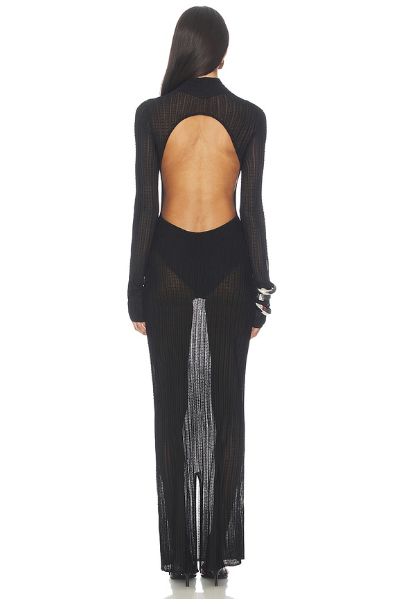 black mesh bodysuit dress Pranjal black satin dress