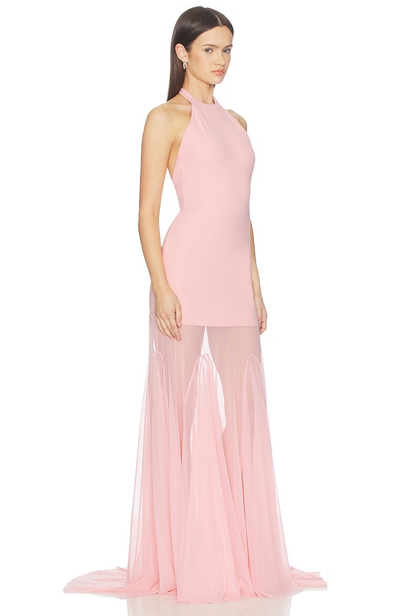 view 2 of 3 VESTIDO LARGO VALENTINA in Pink