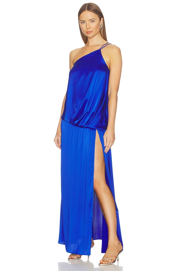 view 2 of 3 VESTIDO LARGO ROHINI in Cobalt