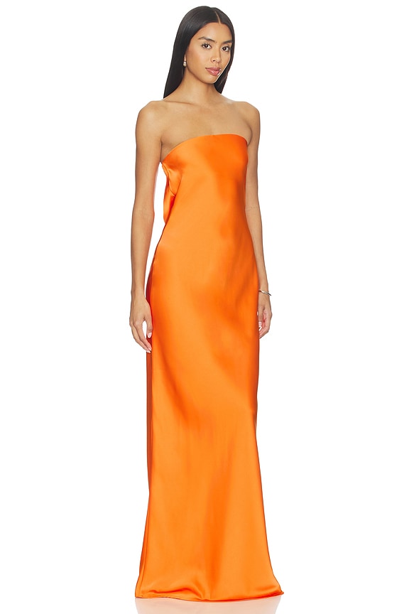 view 2 of 3 Indira Gown in Orange