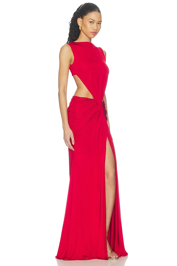 view 2 of 4 Zaina Gown in Red