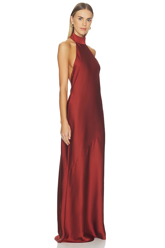 view 2 of 3 Aarohi Gown in Rust