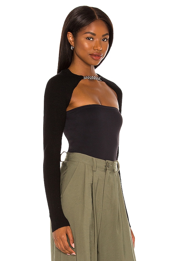 view 2 of 4 CACHE-ÉPAULES ANGELA in Black