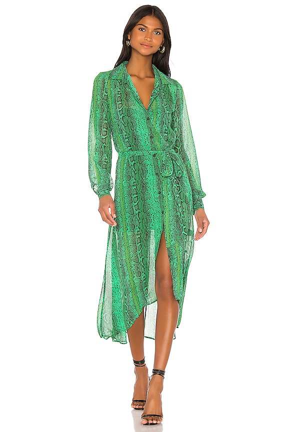 view 2 of 5 XENIA ダスター in Green Snake