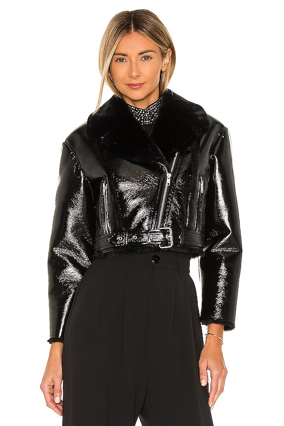 view 2 of 5 Aya Faux Shearling in Black