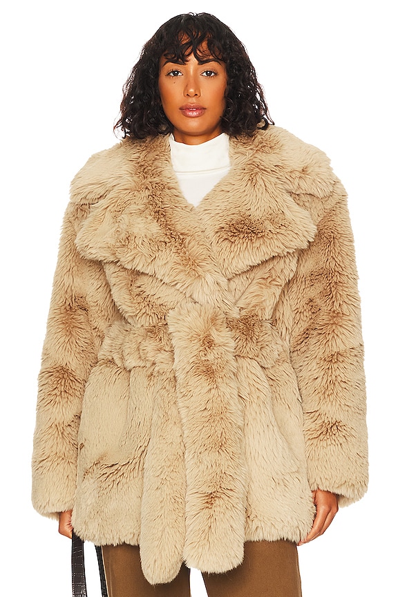 view 2 of 5 MANTEAU GALILEA in Light Beige