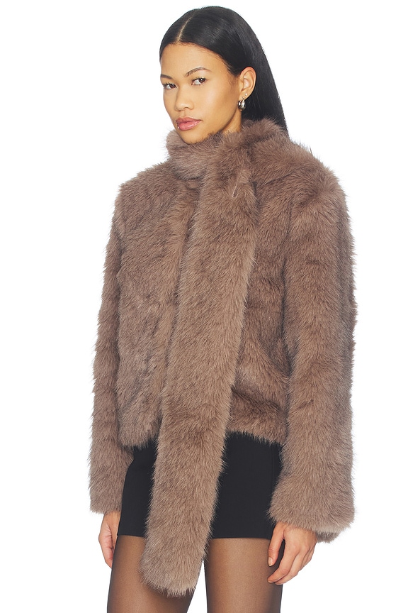 view 2 of 4 Urmila Coat in Taupe Grey