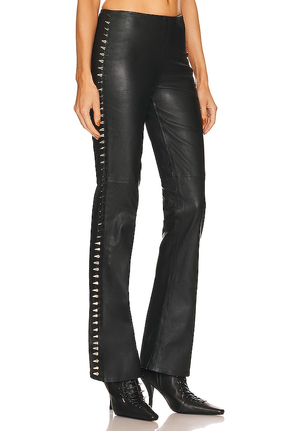 view 2 of 4 ROXY レザーパンツ in Black