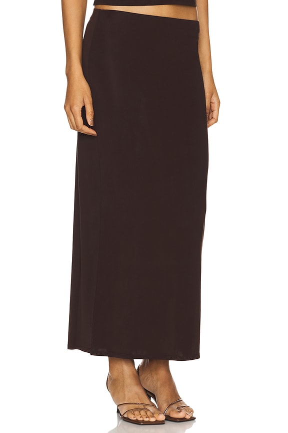 view 2 of 4 x Maggie MacDonald Serafine Skirt in Chocolate Brown
