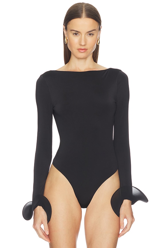 view 2 of 5 Meher Bodysuit in Black
