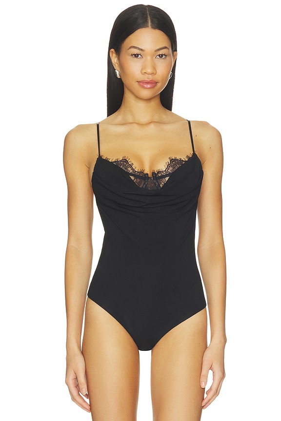 view 2 of 6 Malini Bodysuit in Black