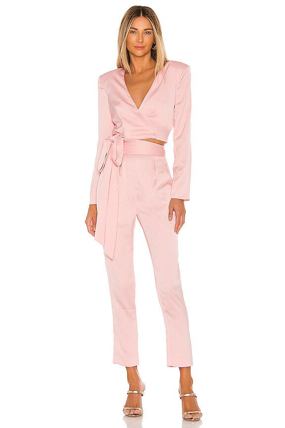 view 1 of 3 TOP DRAPÉ ROWEN in Ballet Pink