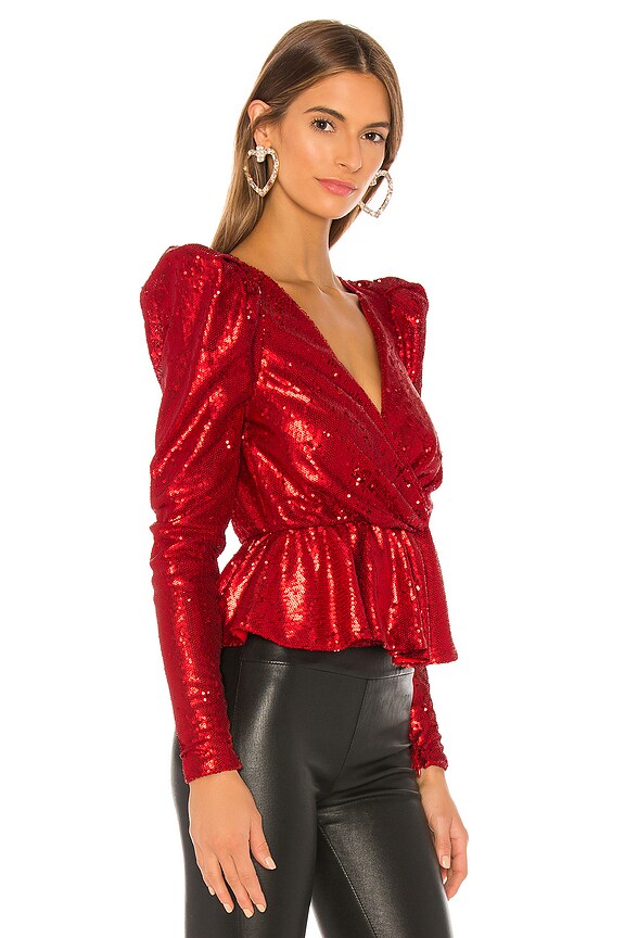 view 2 of 5 Mayre Blouse in Red