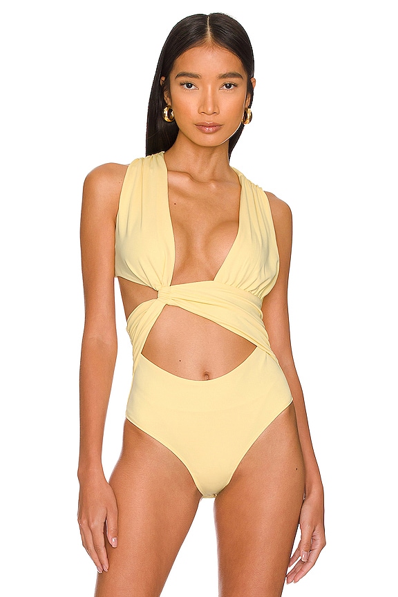 view 2 of 5 Uffie Bodysuit in Butter Yellow
