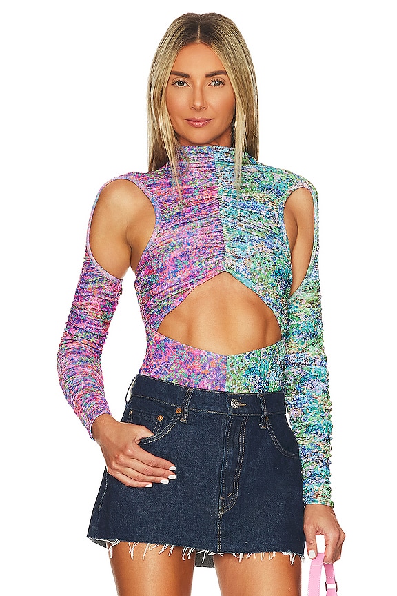 view 1 of 6 Elea Bodysuit in Mixed Florals