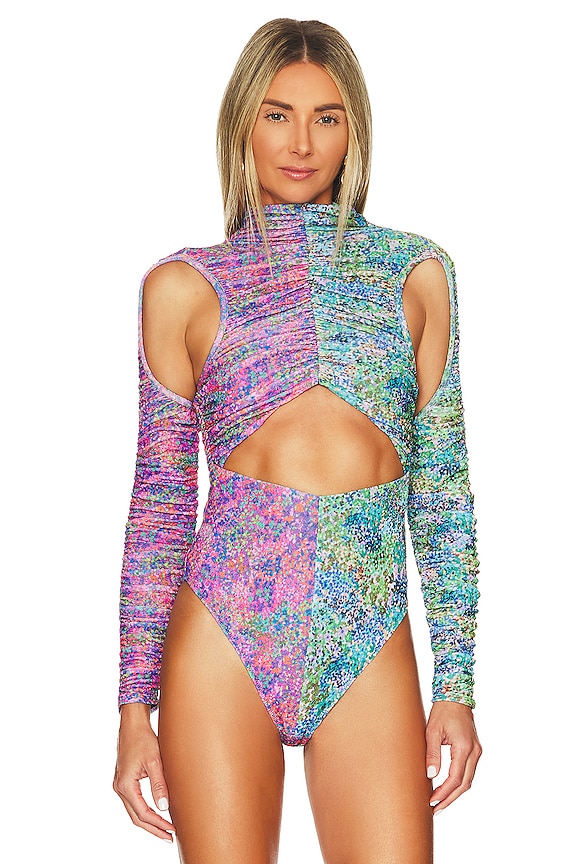 view 2 of 6 Elea Bodysuit in Mixed Florals