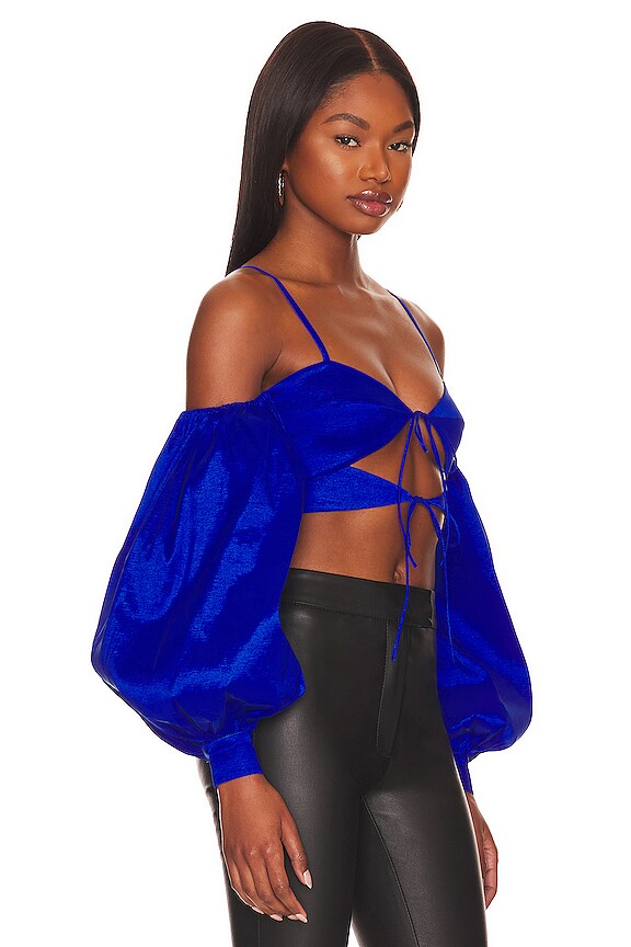 view 2 of 4 Haleh Top in Bright Blue