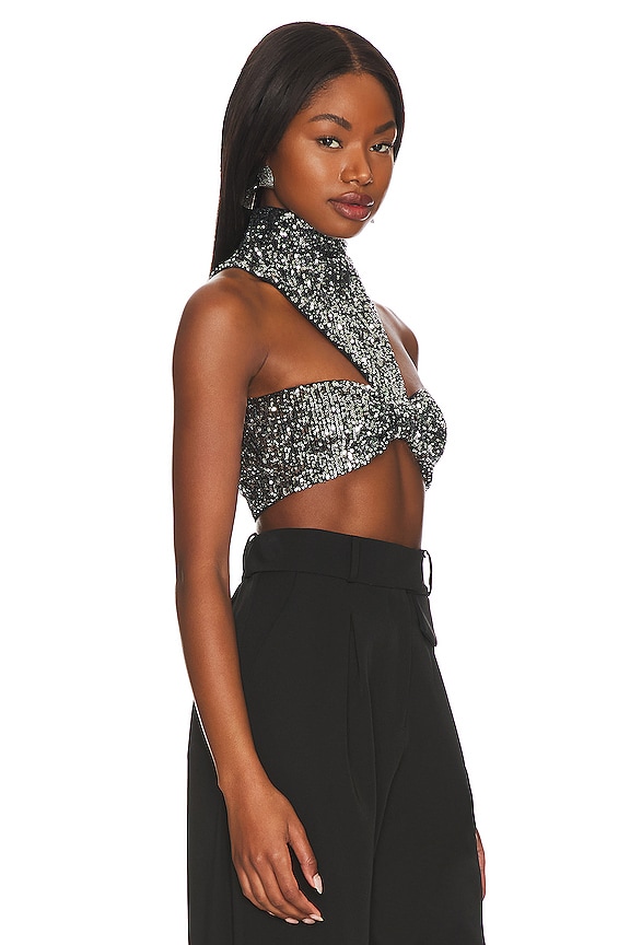 view 2 of 5 Lidoine Top in Gunmetal Silver