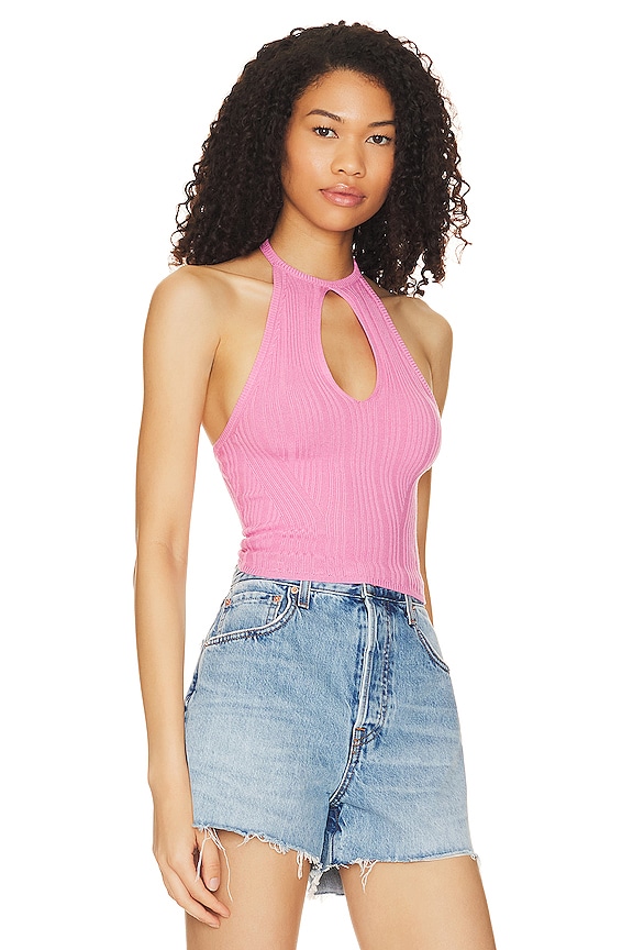 view 2 of 4 Genesis Halter Top in Pink