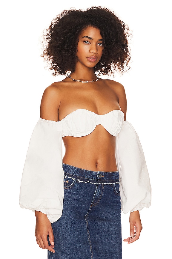 view 2 of 4 ТОП ESMERALDA in White