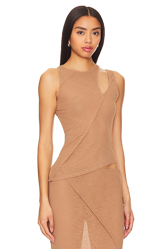 view 2 of 4 Jolie Tank in Brown