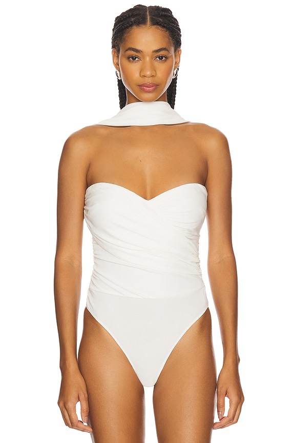 view 2 of 6 The Shuri Bodysuit in Ivory