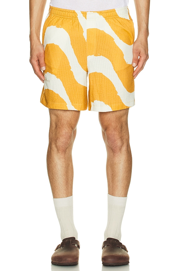 view 3 of 4 Wavy Shorts in Latte