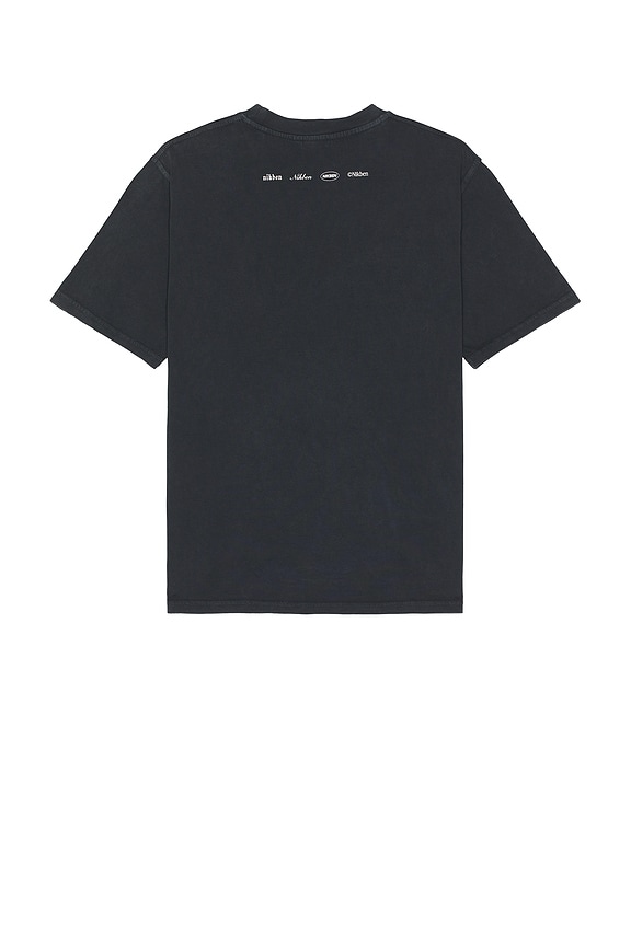 view 2 of 4 Felt Flower Tee in Black