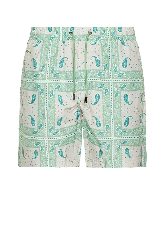 view 1 of 5 El Pino Tres Swim Trunks in Mint