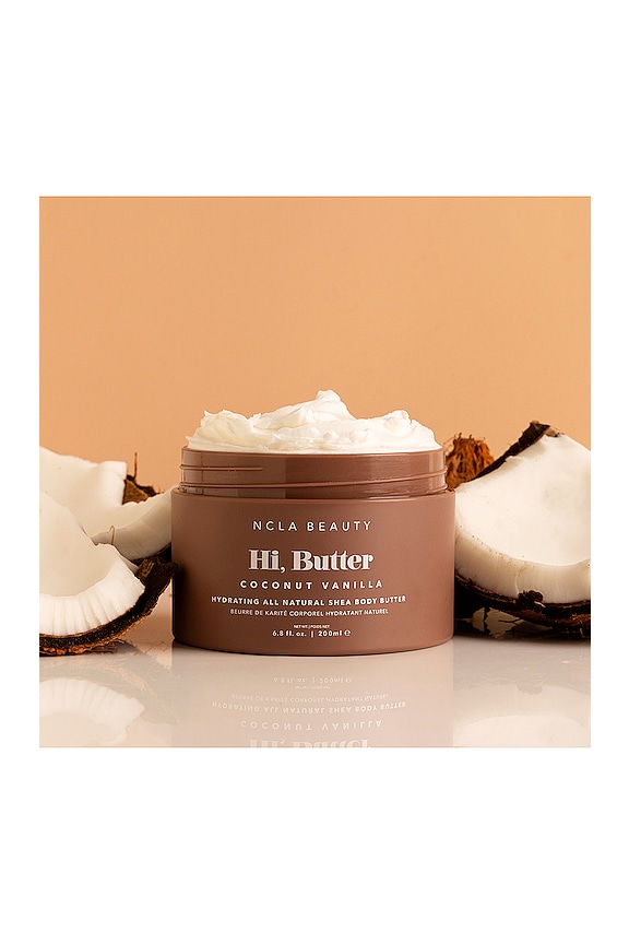 view 2 of 3 Hi, Butter All Natural Shea Body Butter in Coconut Vanilla