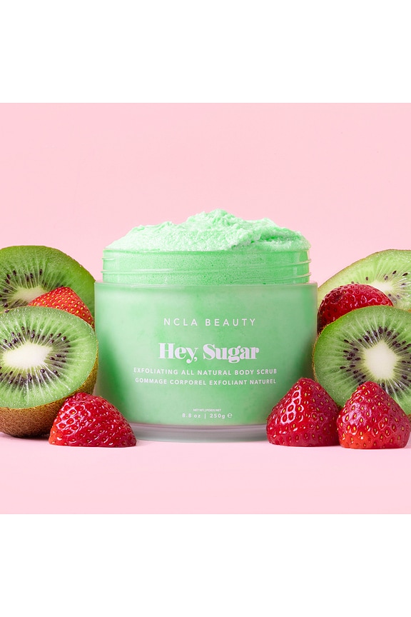 view 2 of 4 Hey, Sugar Exfoliating All Natural Body Scrub in Kiwi Strawberry